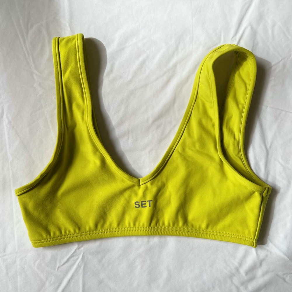 SET Active SPORTBODY™ Dip Bra (XS) - ‘Limeade’